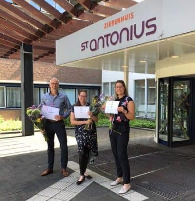 Drie gecertificeerde trainers bij het St. Antonius ziekenhuis Drie gecertificeerde trainers bij het St. Antonius ziekenhuis