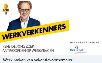 Tips na je vakantie - Arjan Broere bij BNR Werkverkenners